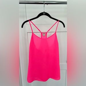 J Crew Hot Pink Tank Top
